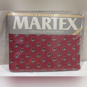 NEW Martex Avignon Twin Fitted Sheet Floral Vintage 90s Floral French Provincial